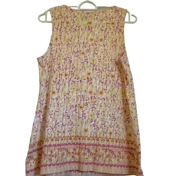 Just Jeans front tie, deep V-neck, light  &. airy summer tunic - Picture 3 of 5